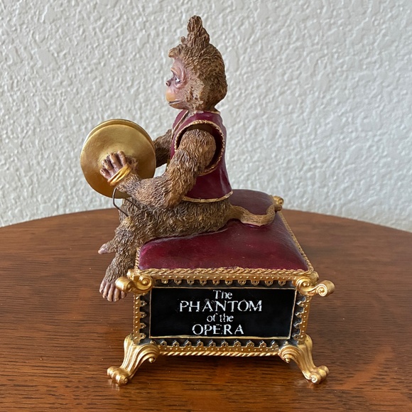 Vintage 1986 Phantom of the Opera Monkey Music Box With Box - Picture 5 of 7